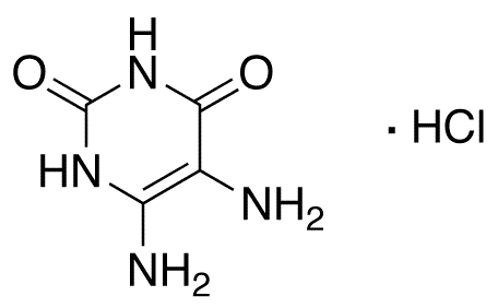 5,6-Diamino-2,4-dihydroxypyrimidine, Hydrochloride Salt - Chemical structure and product image