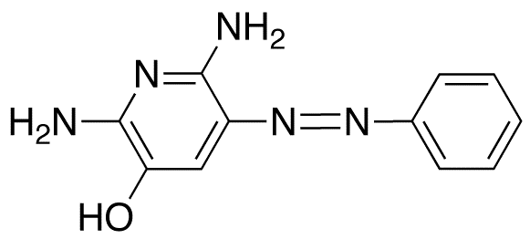 2,6-Diamino-5-hydroxy-3-(phenylazo)pyridine - Chemical structure and product image