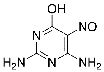 2,6-Diamino-4-hydroxy-5-nitrosopyrimidine - Chemical structure and product image