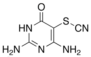 2,4-Diamino-6-hydroxy-5-thiocyanopyrimidine - Chemical structure and product image