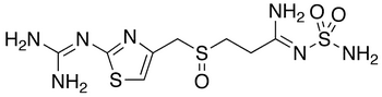 3-[2-(Diaminomethyleneamino)-1,3-thiazol-4-ylmethylsulphinyl]-N-sulphamoylpropanamidineFamotidine Sulfoxide - Chemical structure and product image