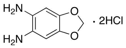 1,2-Diamino-4,5-methylenedioxybenzene, Dihydrochloride - Chemical structure and product image