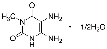 5,6-Diamino-3-methyluracil, Hemihydrate - Chemical structure and product image