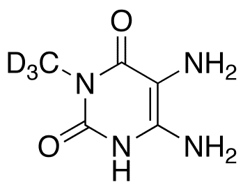 5,6-Diamino-3-methyluracil-d3 - Chemical structure and product image