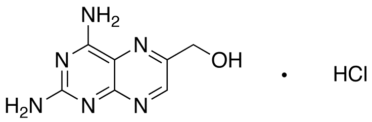2,4-Diamino-6-(hydroxymethyl)pteridine Hydrochloride - Chemical structure and product image