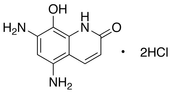 5,7-Diamino-8-hydroxy-carbostyril Dihydrochloride - Chemical structure and product image