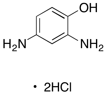 2,4-Diaminophenol Dihydrochloride - Chemical structure and product image