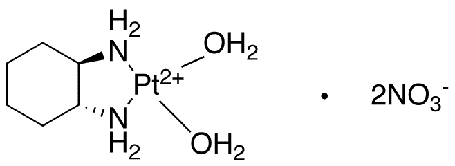 Diaquo[(1R,2R)-1,2-cyclohexanediamine]platinum Dinitrate - Chemical structure and product image