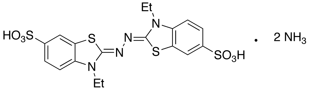 Diammonium-2,2 Azino-bis(3-ethylbenzothiazoline-6-sulfonate) - Chemical structure and product image