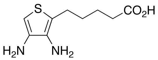 3,4-Diamino-2-thiophenepentanoic Acid Potassium Salt - Chemical structure and product image