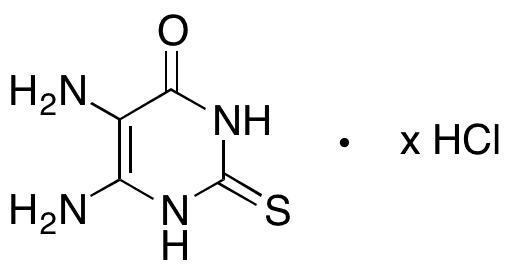 5,6-Diamino-2-thiouracil Hydrochloride Salt (80%) - Chemical structure and product image
