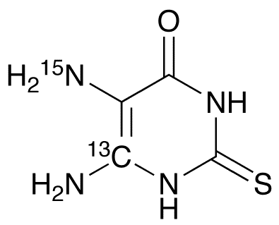 5,6-Diamino-2-thiouracil-13C,15N - Chemical structure and product image