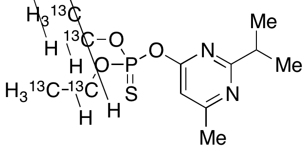 Diazinon-13C4 - Chemical structure and product image