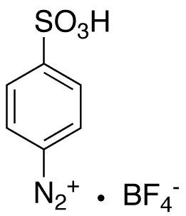 4-(Diazonium)benzenesulfonic Acid, Fluoroborate Salt - Chemical structure and product image