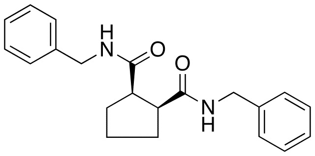 cis-N,N-Dibenzyl-1,2-cyclopentanedicarboxamide - Chemical structure and product image