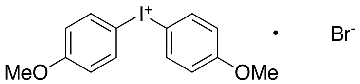 Di(p-anisyl)iodonium Bromide - Chemical structure and product image
