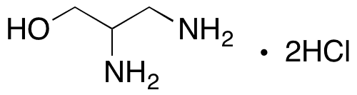 2,3-Diaminopropan-1-ol Dihydrochloride - Chemical structure and product image