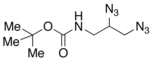 (2,3-Diazidopropyl)-carbamic Acid 1,1-Dimethylethyl Ester - Chemical structure and product image