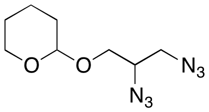 2-(2,3-Diazidopropoxy)tetrahydro-2H-pyran - Chemical structure and product image