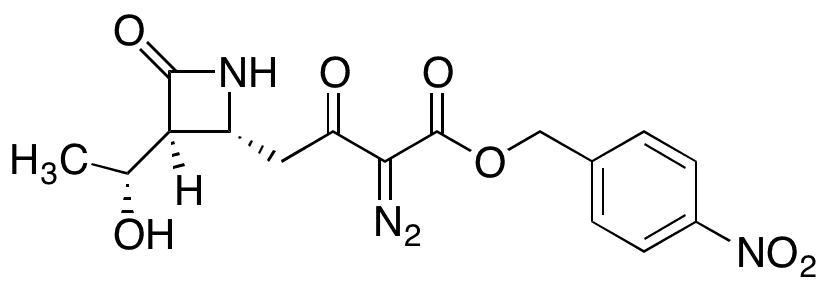 (2R,3S)-alfa-Diazo-3-[(1R)-1-hydroxyethyl]-beta,4-dioxo-2-azetidinebutanoic Acid (4-Nitrophenyl)methyl Ester - Chemical structure and product image