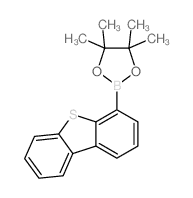 2-(Dibenzo[b,d]thiophen-4-yl)-4,4,5,5-tetramethyl-1,3,2-dioxaborolane - Chemical structure and product image