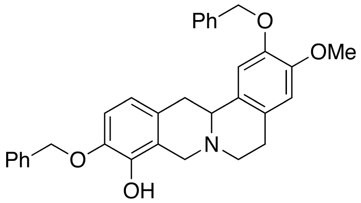 Dibenzyl 9-Desmethyl D,L-Stepholidine - Chemical structure and product image