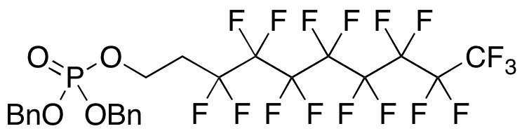 Dibenzyl Mono[2-(perfluorooctyl)ethyl] Phosphate - Chemical structure and product image