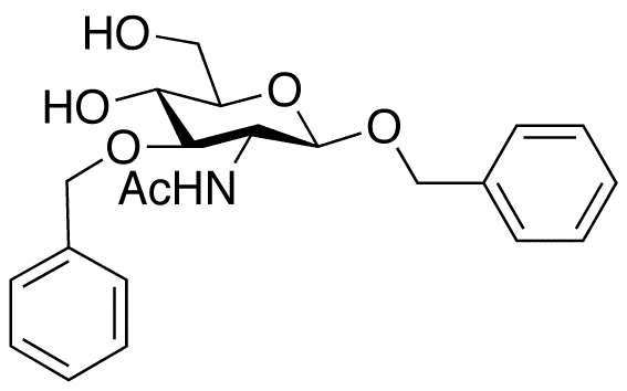 1,3-O-Dibenzyl-N-acetyl-beta-D-glucosamine - Chemical structure and product image