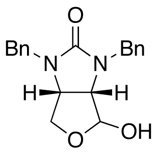 cis-1,3-Dibenzyl-tetrahydro-4-hydroxy-1H-furo[3,4-d]imidazol-2(3H)-on - Chemical structure and product image