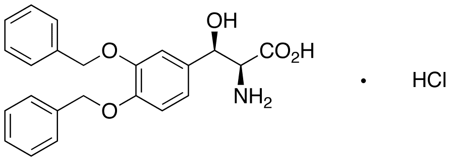 3,4-Di-O-benzyl DL-threo-Droxidopa Hydrochloride - Chemical structure and product image