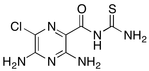 3,5-Diamino-N-(aminothioxomethyl)-6-chloropyrazinecarboxamide - Chemical structure and product image