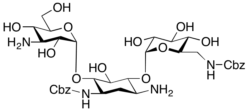 5,6-Di(N-Benzyloxycarbonyl) Kanamycin A - Chemical structure and product image