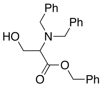 2-N,N-Dibenzyl Serine Benzyl Ester - Chemical structure and product image