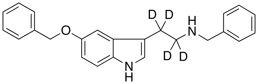 N,O-Dibenzyl Serotonin-d4 - Chemical structure and product image