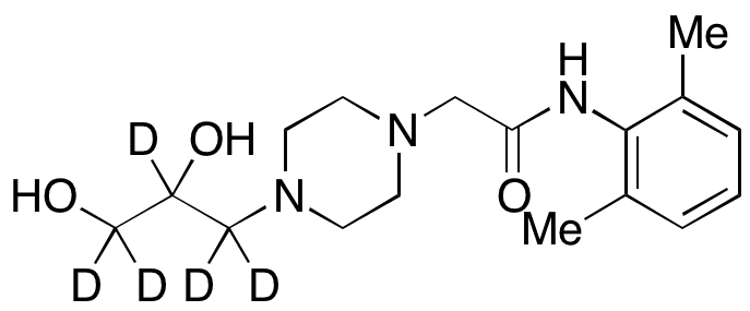 O-Desaryl Ranolazine-d5 - Chemical structure and product image