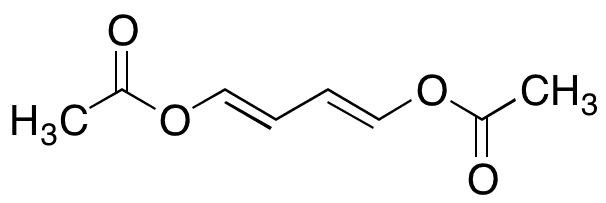 (1E,3E)-1,4-Diacetoxy-1,3-butadiene - Chemical structure and product image