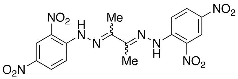 Diacetyl Bis(2,4-dinitrophenylhydrazone) - Chemical structure and product image