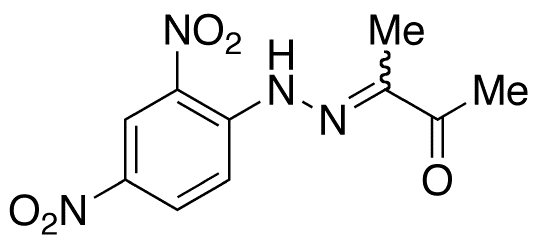 Diacetyl 2,4-Dinitrophenylhydrazone - Chemical structure and product image