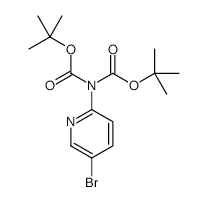 2-(N,N-DiBOC-Amino)-5-bromopyridine - Chemical structure and product image