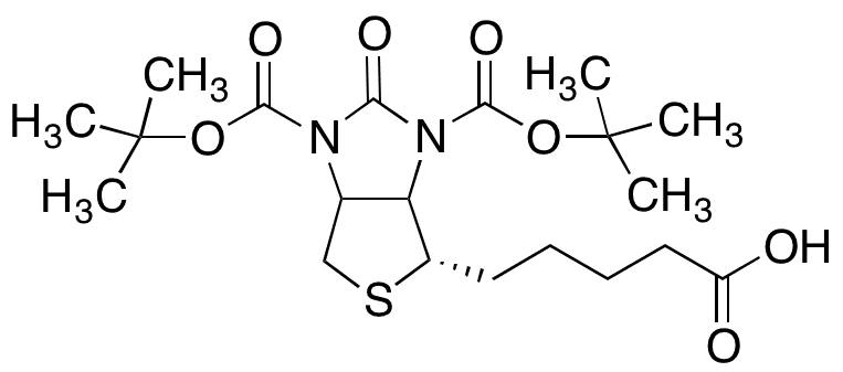 Diboc 9-Methyl Biotin - Chemical structure and product image