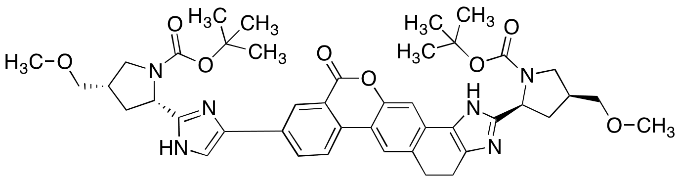 Di Boc Velpatasvir Keto - Chemical structure and product image