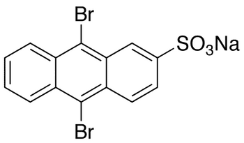 9,10-Dibromoanthracene-2-sulfonic Acid Sodium Salt - Chemical structure and product image