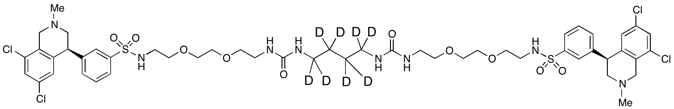2,4,7,9-Tetramethyl-5-decyne-4,7-diol-d10 - Chemical structure and product image