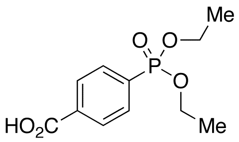 4-(Diethoxyphosphinyl)benzoic Acid - Chemical structure and product image