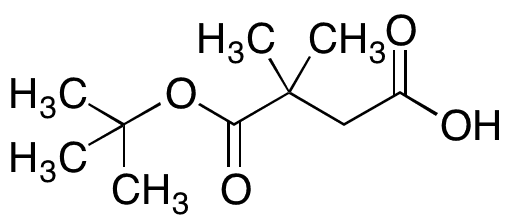 2,2-Dimethylbutanedioic Acid 1-(1,1-Dimethylethyl) Ester - Chemical structure and product image