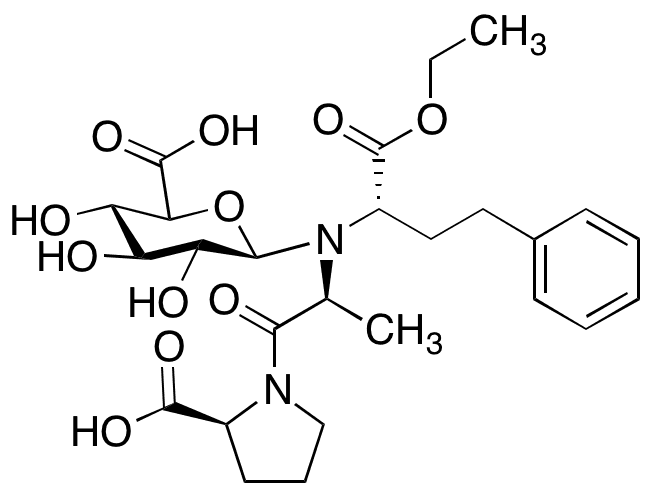 Enalapril N-Glucuronide - Chemical structure and product image