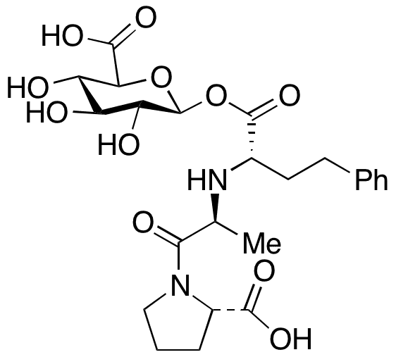 Enalaprilat 1-Acyl Glucuronide - Chemical structure and product image