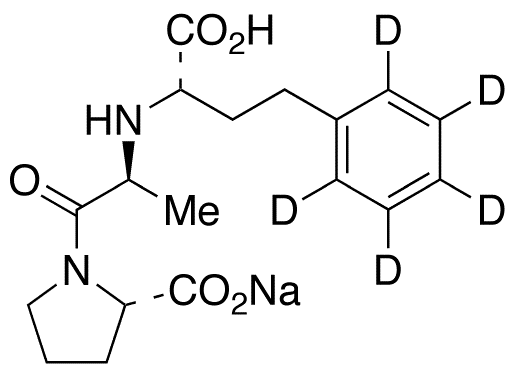 Enalaprilat-d5 Sodium Salt - Chemical structure and product image