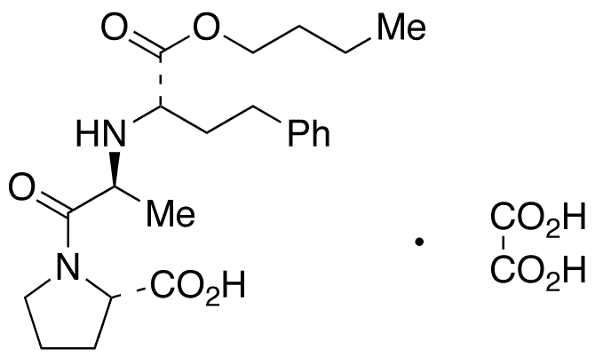 Enalaprilat Butyl Ester Oxalic Acid Salt - Chemical structure and product image