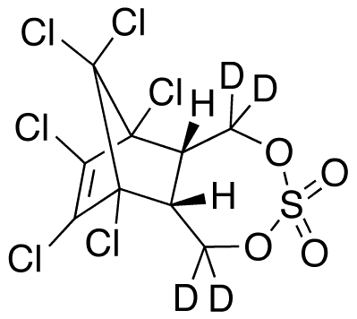 Endosulfan Sulfate-d4 (Major) - Chemical structure and product image